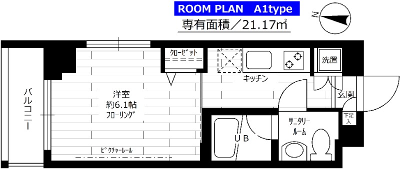 ステージファースト板橋区役所前アジールコートの間取り