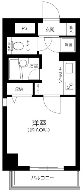 エクセルダイア蒲田Ⅲの間取り