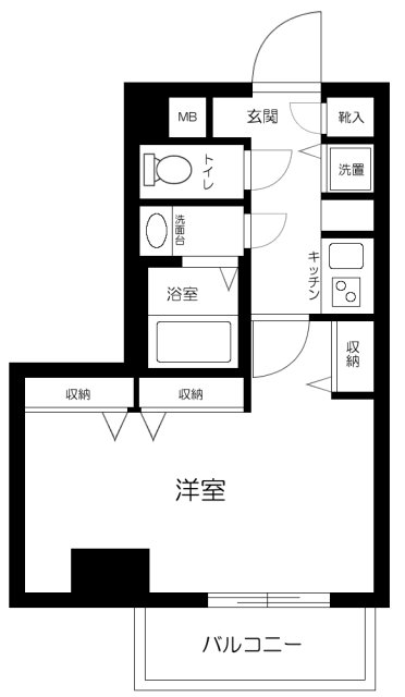 メゾン・ド・ヴィレ高円寺の間取り