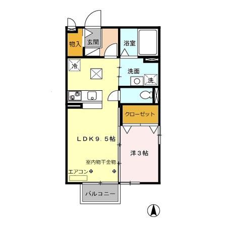 エクレール・シャンブルの間取り