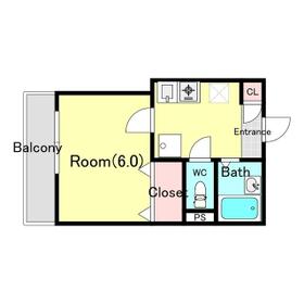 メゾン・ド・ラブリコ・0102号室の間取り