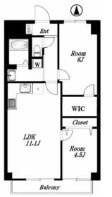 ドヌール蔵前の間取り