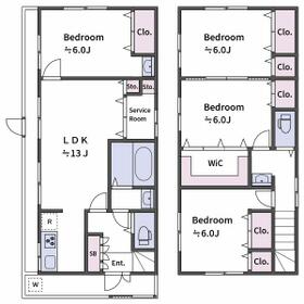 北沢2丁目戸建の間取り