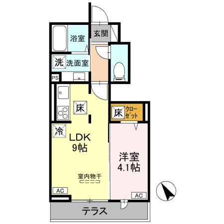D-ROOM甲州街道の間取り