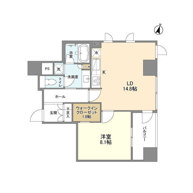 LaSante麹町の間取り