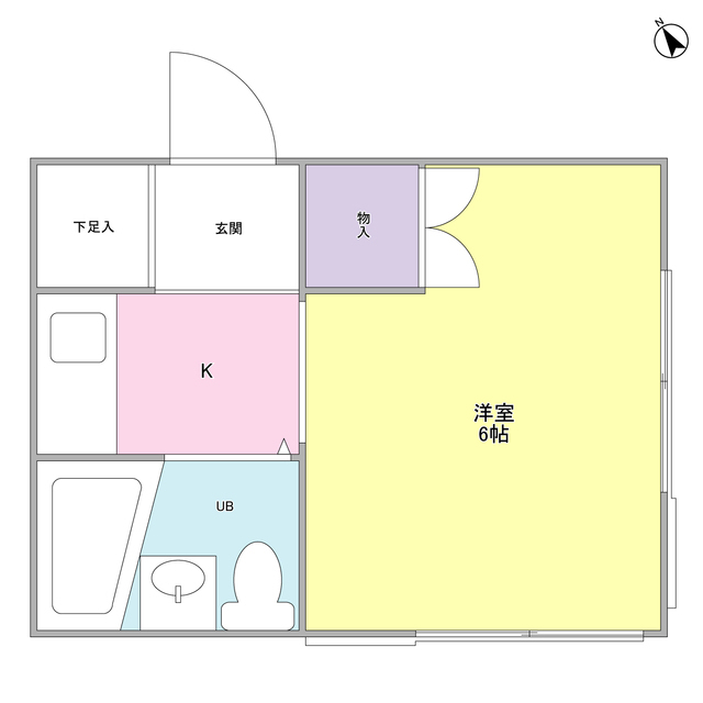 フェリース綱島の間取り