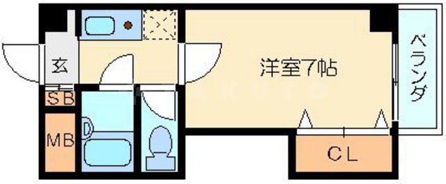 ノルデンハイム柴島の間取り