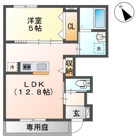 シェルル キクエイの間取り