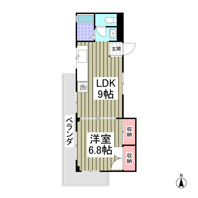 ヴィラきしもと第３の間取り