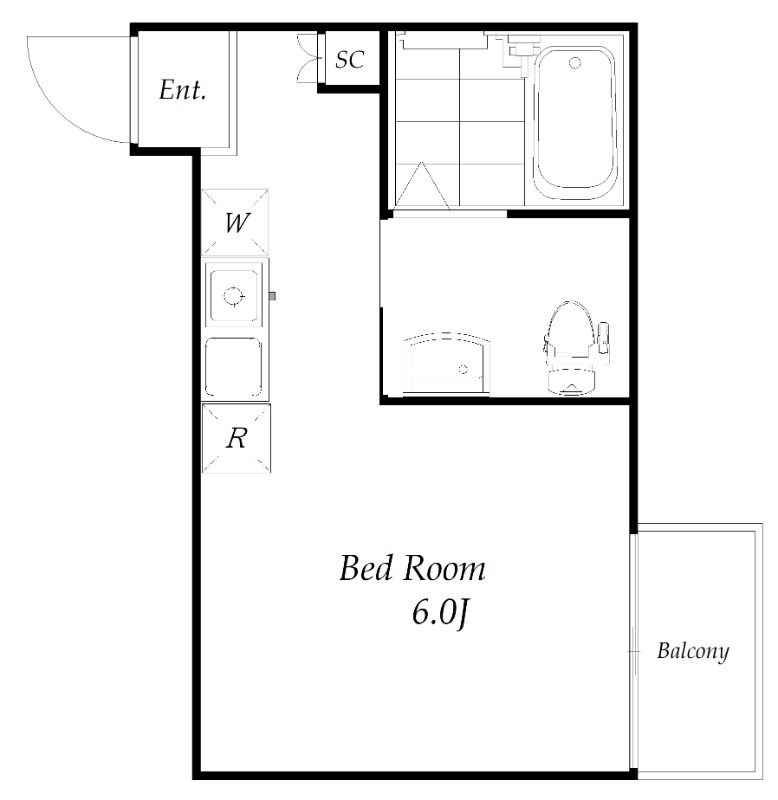 藤棚町の完工年月(2020年8月)築の賃貸アパートの間取り