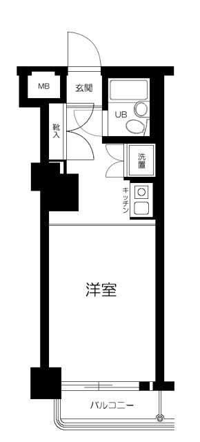 キャッスルマンション代官山の間取り