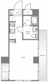 スカイコート早稲田の間取り