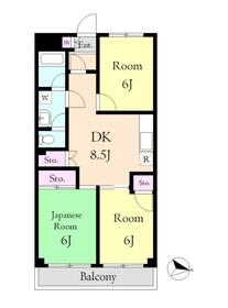 パールマンションⅠの間取り