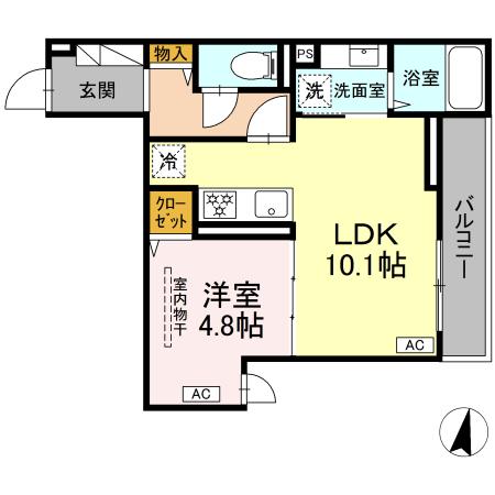D Paina浅田の間取り