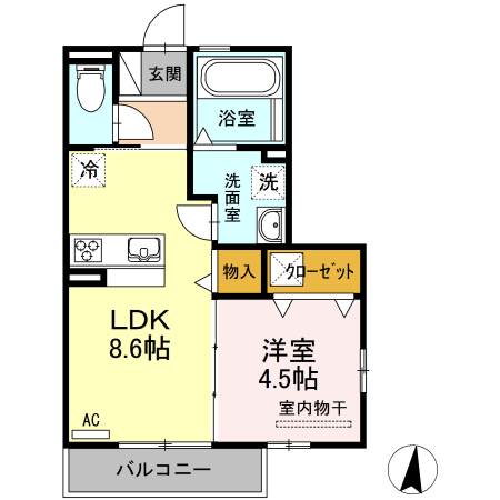 K+M(ケープラスエム)の間取り