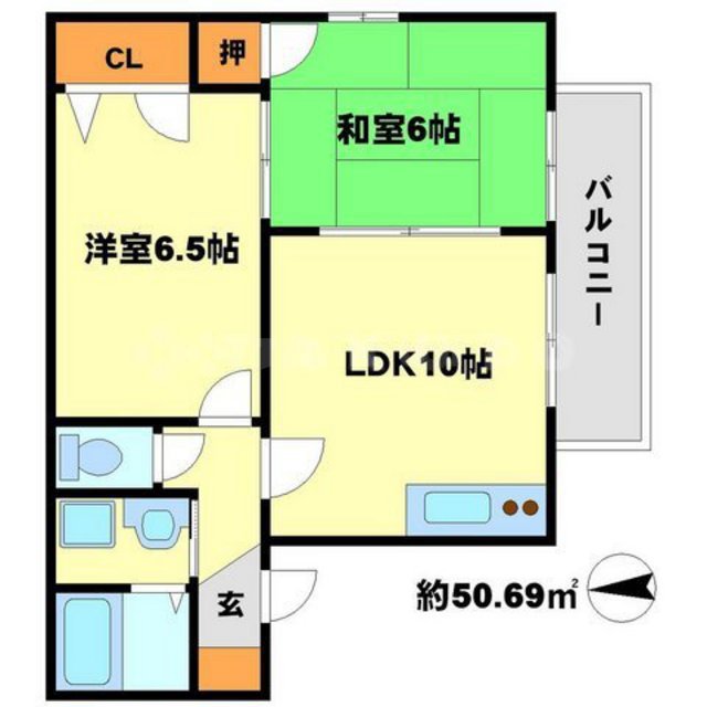 アピオ千里の間取り