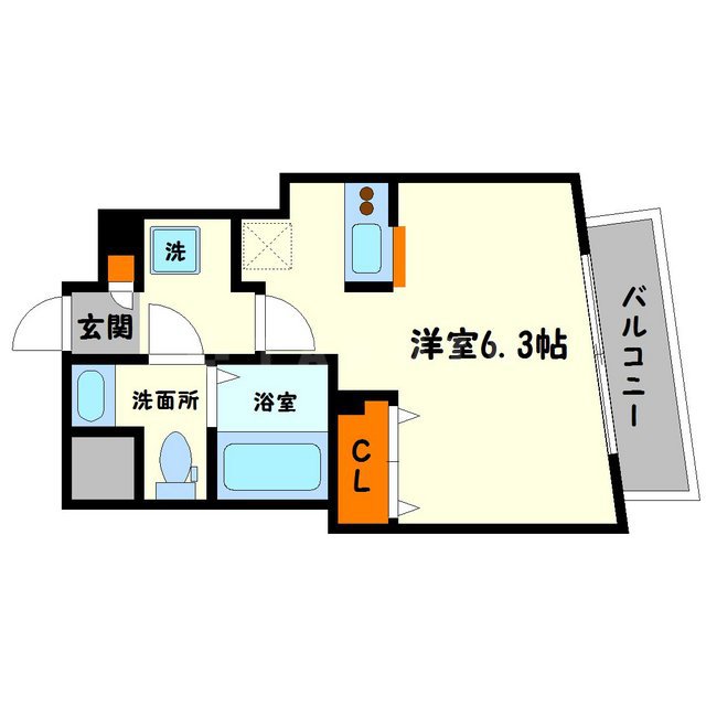 Luxe十三東の間取り