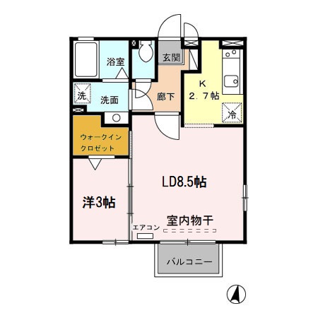 ヴィクトワールⅡの間取り