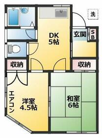 康安ビル(コウアンビル)の間取り
