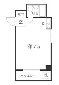 駒込K&Mの間取り