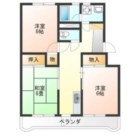 赤羽ハイツ2号棟の間取り