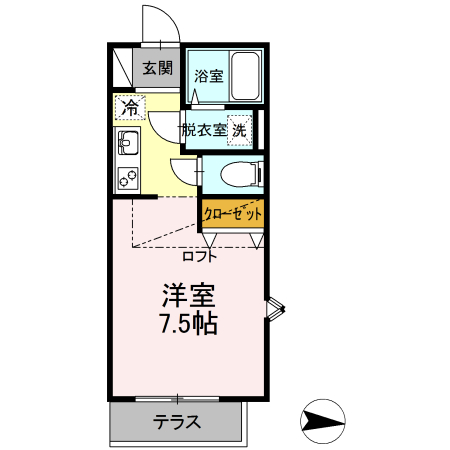 ガーデン川原の間取り