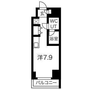 クラリッサ川崎ブルーノの間取り