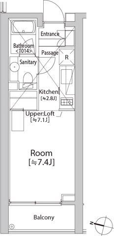 カスタリア渋谷櫻丘の間取り