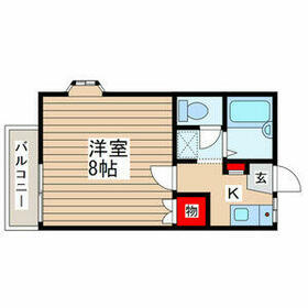 ベラカーサ泉Ｂの間取り