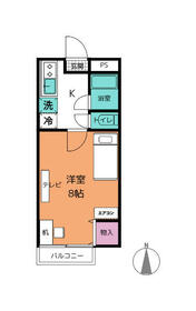 リノア日本福祉大学西・18号室の間取り