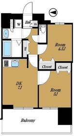 エステムプラザ東京ライズの間取り