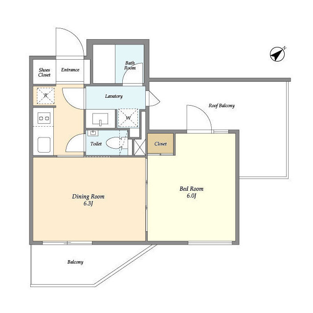 エルスタンザ代々木の間取り