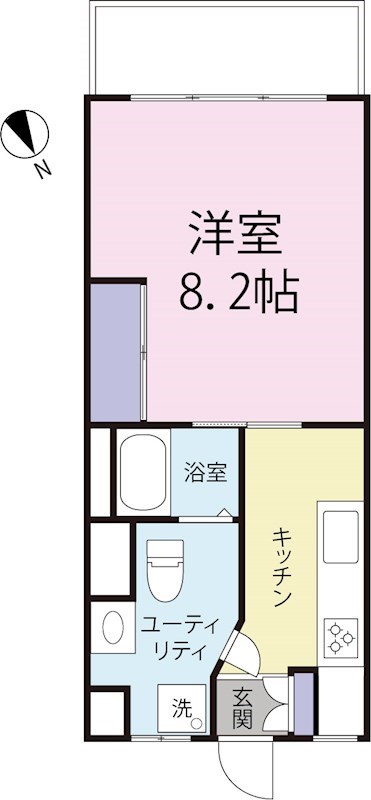 明穂和泉マンションの間取り