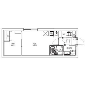 MAXIV CITY神楽坂の間取り