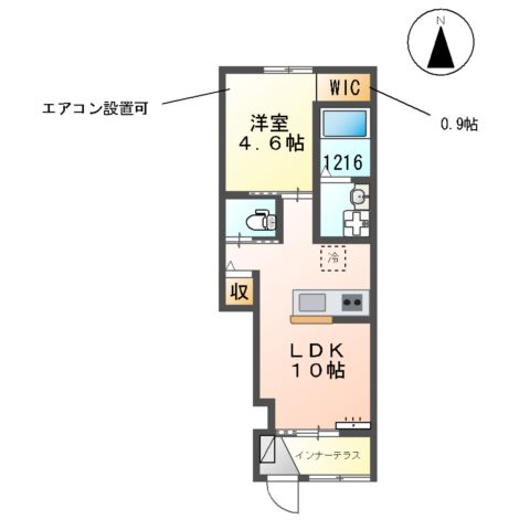 Arte ricca(アルテリッカ)の間取り