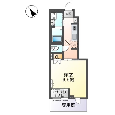 VioletⅢの間取り