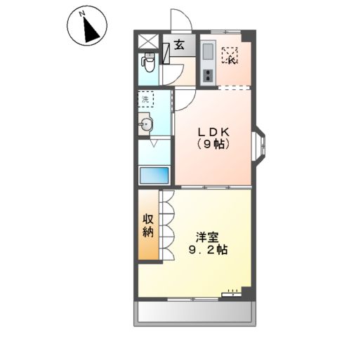 ボンヌ・コリーヌの間取り