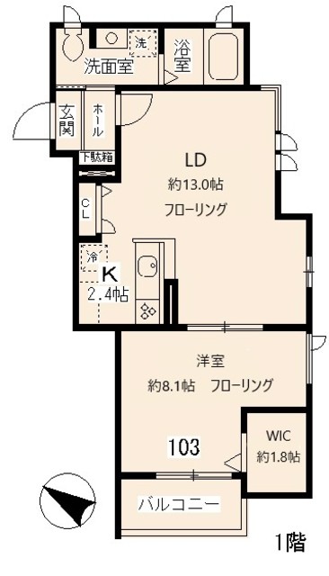 THE RESIDENCEの間取り