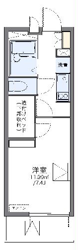 レオパレスリモーネⅣの間取り