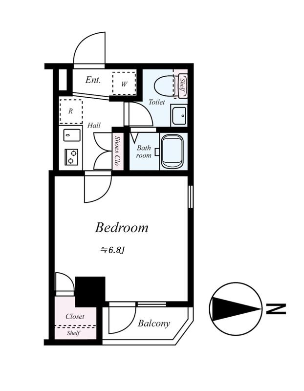 プレール・ドゥーク錦糸町Ⅱの間取り