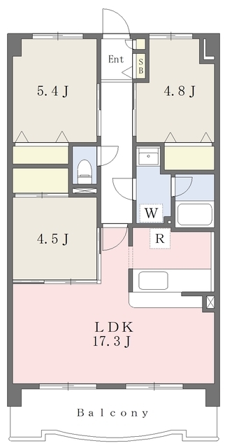 モジュールハートの間取り
