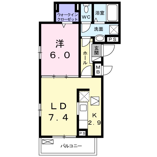 ラフィーネ ヴィラの間取り