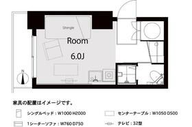 ライオンズマンション八丁堀の間取り