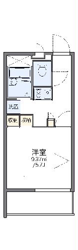 レオパレス南荒子の間取り