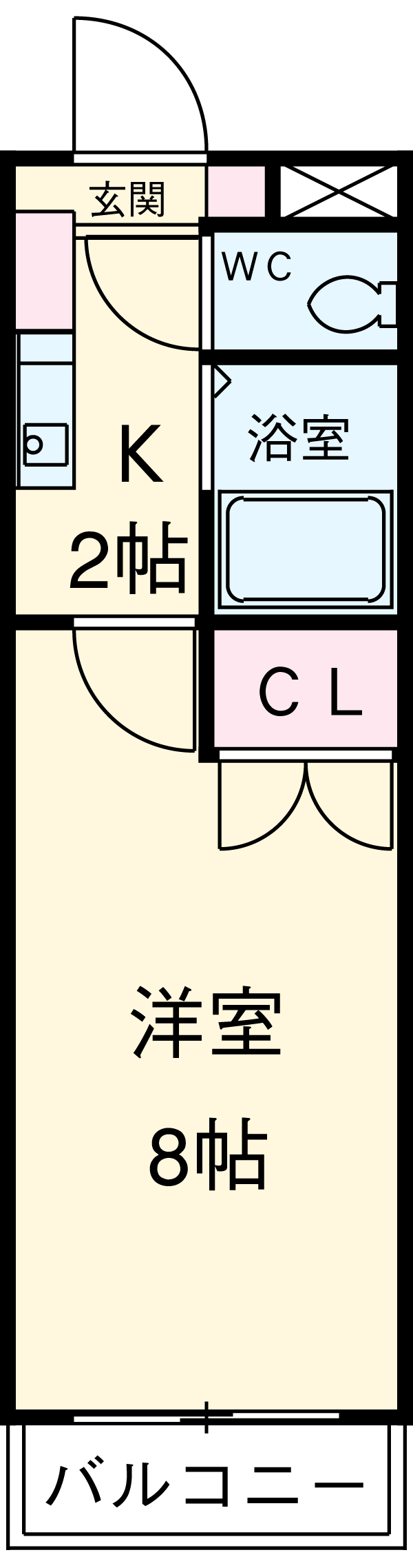 セントラルコート八田の間取り