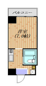 パレドール池袋 1101号室の間取り