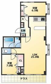 グランドキャッスル学芸大の間取り