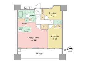 レーベンリヴァーレ柏ザ・レジデンスの間取り