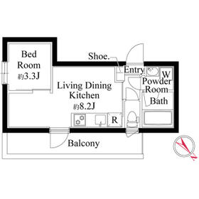アイメックス北参道の間取り