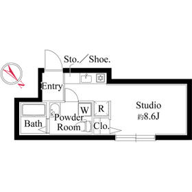 アイメックス北参道の間取り